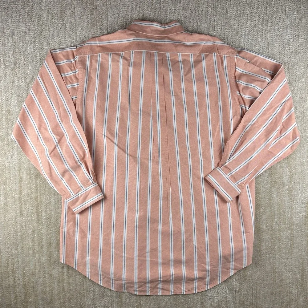 VTG Polo Ralph‎ Lauren Regent Classic Fit Striped L/S Shirt Men's XL